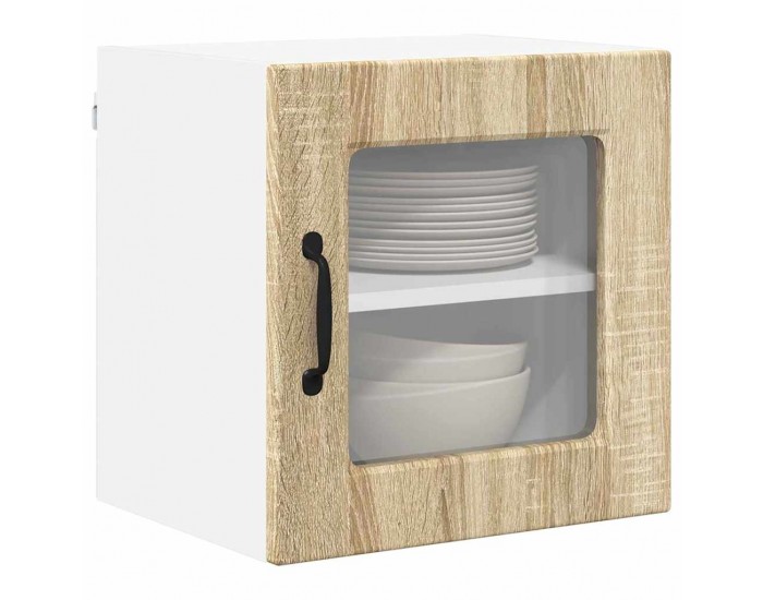 Sonata H Горен кухненски шкаф с рафт 2 pcs Сонома дъб 40 x 31 x 40 см