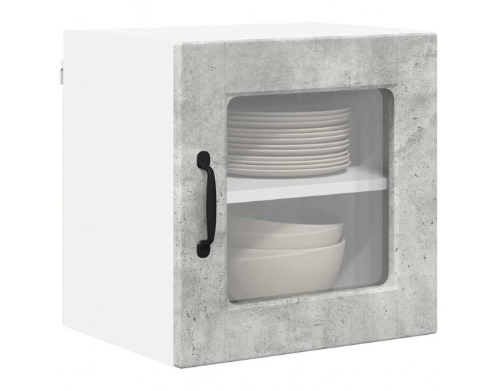 Sonata H Горен кухненски шкаф 2 pcs Циментено сиво 40 x 31 x 40 см