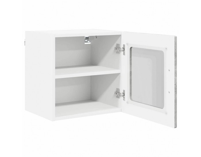 Sonata H Горен кухненски шкаф 2 pcs Циментено сиво 40 x 31 x 40 см