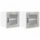 Sonata H Горен кухненски шкаф 2 pcs Циментено сиво 40 x 31 x 40 см