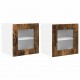 Sonata H Горен кухненски шкаф с рафт 2 pcs Димян дъб 40 x 31 x 40 см