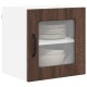 Sonata H Горен кухненски шкаф с рафт 2 pcs Кафяв дъб 40 x 31 x 40 см