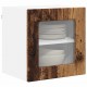 Sonata H Горен кухненски шкаф с рафт 2 pcs Старо дърво 40 x 31 x 40 см