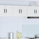 Sonata H Горен кухненски шкаф 2 pcs Бяло 30 x 31 x 40 см Инженерно дърво