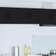 Sonata H Горен кухненски шкаф с рафт с врата 2 pcs Черно 30 x 31 x 40 см