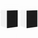 Sonata H Горен кухненски шкаф с рафт с врата 2 pcs Черно 30 x 31 x 40 см