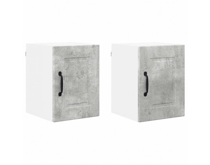 Sonata H Горен кухненски шкаф 2 pcs Циментено сиво 30 x 31 x 40 см