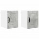 Sonata H Горен кухненски шкаф 2 pcs Циментено сиво 30 x 31 x 40 см