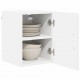 Sonata H Горен кухненски шкаф с рафт 2 pcs Лъскаво бяло 30 x 31 x 40 см