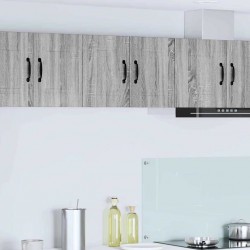 Sonata H Горен кухненски шкаф с рафт 2 pcs Сив Сонома 30 x 31 x 40 см - Bucătării modulare