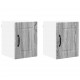 Sonata H Горен кухненски шкаф с рафт 2 pcs Сив Сонома 30 x 31 x 40 см