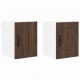 Sonata H Горен кухненски шкаф с рафт 2 pcs Кафяв дъб 30 x 31 x 40 см