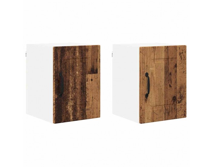 Sonata H Горен кухненски шкаф с рафт 2 pcs Старо дърво 30 x 31 x 40 см