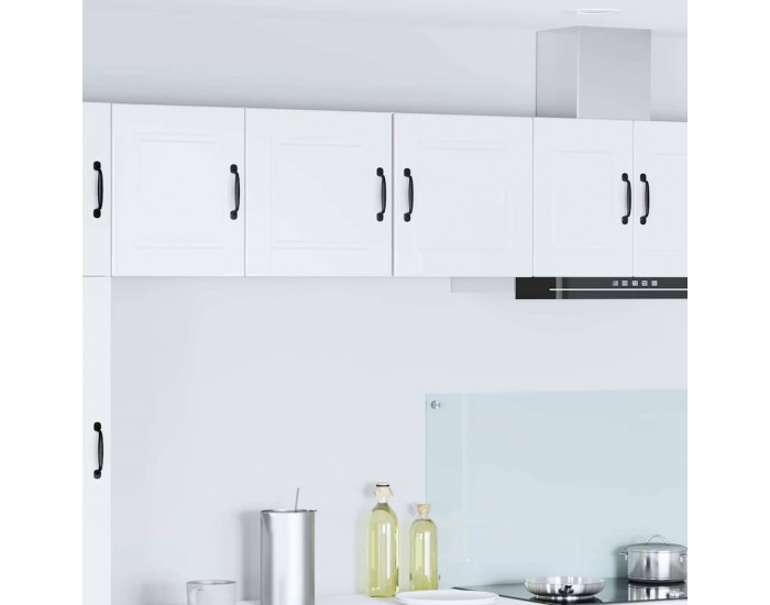 Sonata H Горен кухненски шкаф с рафт 2 pcs Лъскаво бяло 40 x 31 x 40 см