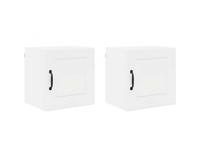 Sonata H Горен кухненски шкаф с рафт 2 pcs Лъскаво бяло 40 x 31 x 40 см