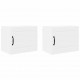 Sonata H Горен кухненски шкаф 2 pcs Бяло 50 x 31 x 40 см Инженерно дърво