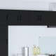 Sonata H Горен кухненски шкаф с рафт с врата 2 pcs Черно 60 x 31 x 40 см