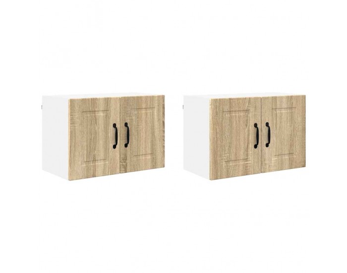 Sonata H Горен кухненски шкаф с рафт 2 pcs Сонома дъб 60 x 31 x 40 см
