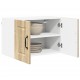 Sonata H Горен кухненски шкаф с рафт 2 pcs Сонома дъб 60 x 31 x 40 см