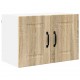 Sonata H Горен кухненски шкаф с рафт 2 pcs Сонома дъб 60 x 31 x 40 см