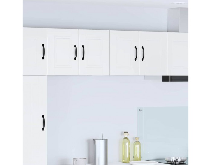 Sonata H Горен кухненски шкаф с рафт 2 pcs Лъскаво бяло 60 x 31 x 40 см