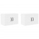 Sonata H Горен кухненски шкаф с рафт 2 pcs Лъскаво бяло 60 x 31 x 40 см