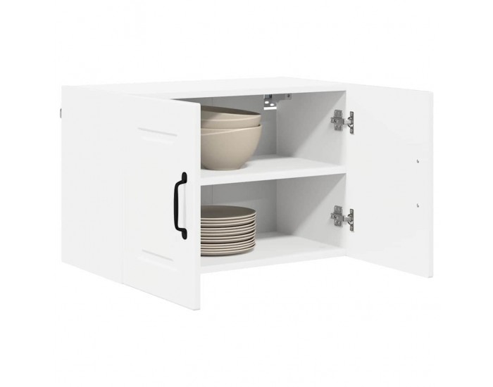 Sonata H Горен кухненски шкаф с рафт 2 pcs Лъскаво бяло 60 x 31 x 40 см