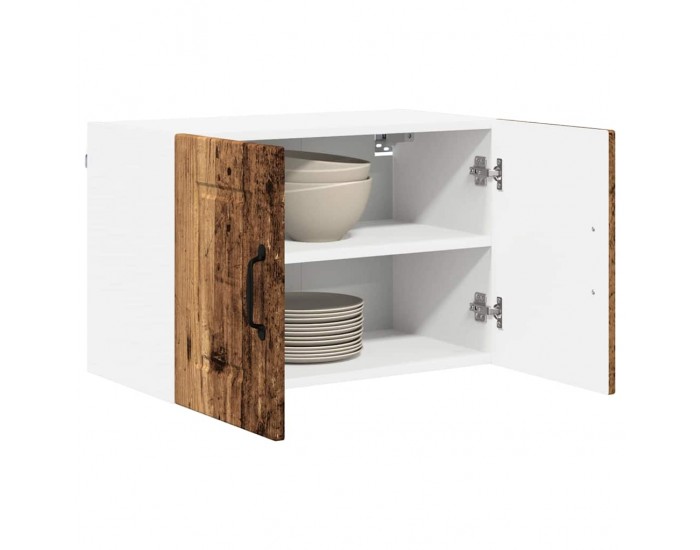 Sonata H Горен кухненски шкаф с рафт 2 pcs Старо дърво 60 x 31 x 40 см