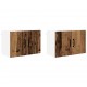 Sonata H Горен кухненски шкаф с рафт 2 pcs Старо дърво 60 x 31 x 40 см
