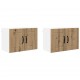 Sonata H Горен кухненски шкаф 2 pcs Дъб 60 x 31 x 40 см Инженерно дърво