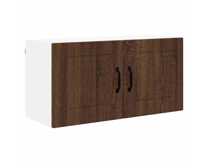 Sonata H Горен кухненски шкаф Кафяв дъб 80 x 31 x 40 см Инженерно дърво