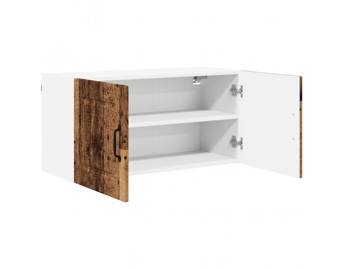 Sonata H Горен кухненски шкаф с рафт с врата Старо дърво 80 x 31 x 40 см
