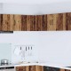 Sonata H Горен кухненски шкаф с рафт с врата Старо дърво 57 x 57 x 40 см