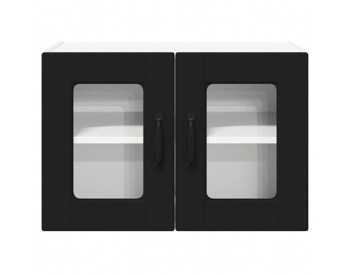 Sonata H Горен кухненски шкаф Черно 60 x 31 x 40 см Инженерно дърво