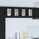 Sonata H Горен кухненски шкаф с рафт с врата 2 pcs Черно 60 x 31 x 40 см