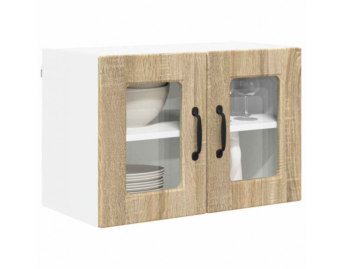 Sonata H Горен кухненски шкаф с рафт 2 pcs Сонома дъб 60 x 31 x 40 см