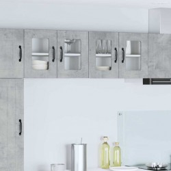 Sonata H Горен кухненски шкаф 2 pcs Циментено сиво 60 x 31 x 40 см - Bucătării modulare
