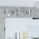 Sonata H Горен кухненски шкаф 2 pcs Циментено сиво 60 x 31 x 40 см