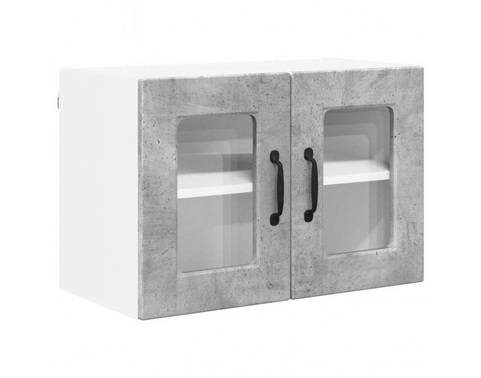 Sonata H Горен кухненски шкаф 2 pcs Циментено сиво 60 x 31 x 40 см