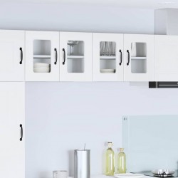 Sonata H Горен кухненски шкаф с рафт Лъскаво бяло 60 x 31 x 40 см - Bucătării modulare
