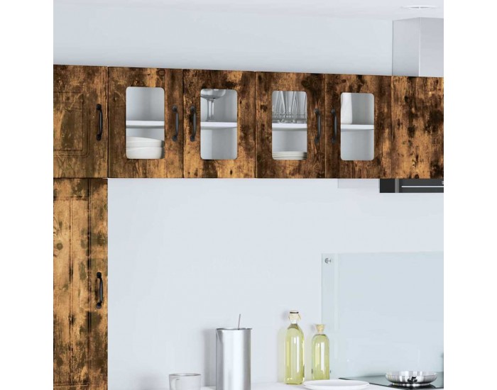 Sonata H Горен кухненски шкаф с рафт 2 pcs Димян дъб 60 x 31 x 40 см