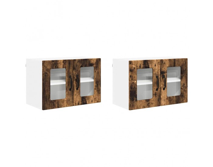 Sonata H Горен кухненски шкаф с рафт 2 pcs Димян дъб 60 x 31 x 40 см
