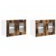 Sonata H Горен кухненски шкаф с рафт 2 pcs Димян дъб 60 x 31 x 40 см