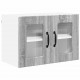 Sonata H Горен кухненски шкаф с рафт 2 pcs Сив Сонома 60 x 31 x 40 см