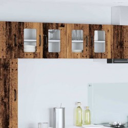 Sonata H Горен кухненски шкаф с рафт 2 pcs Старо дърво 60 x 31 x 40 см - Bucătării modulare