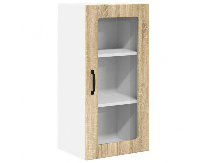 Sonata H Горен кухненски шкаф с рафт 2 pcs Сонома дъб 40 x 31 x 80 см