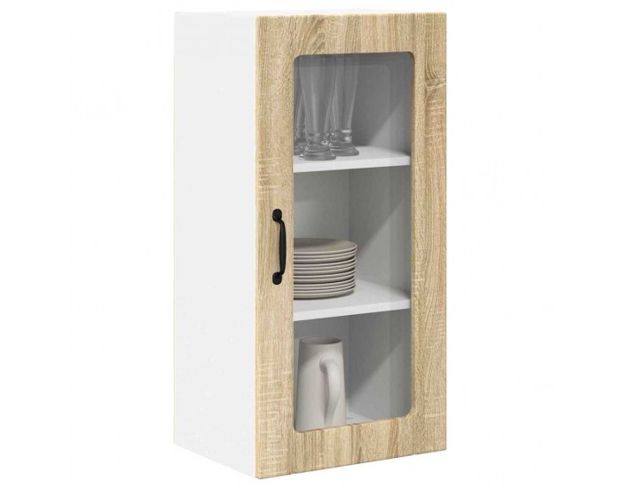 Sonata H Горен кухненски шкаф с рафт 2 pcs Сонома дъб 40 x 31 x 80 см