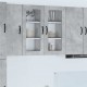 Sonata H Горен кухненски шкаф 2 pcs Циментено сиво 40 x 31 x 80 см