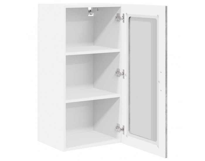 Sonata H Горен кухненски шкаф 2 pcs Циментено сиво 40 x 31 x 80 см