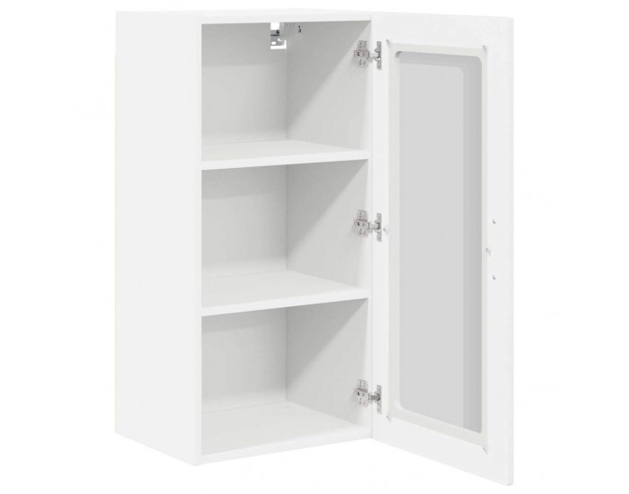 Sonata H Горен кухненски шкаф с рафт 2 pcs Лъскаво бяло 40 x 31 x 80 см